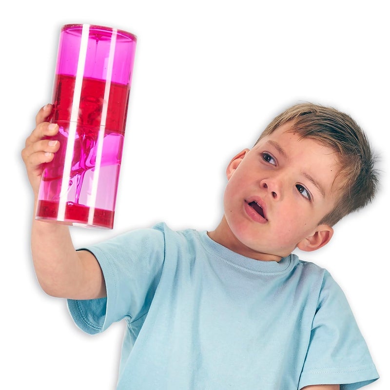 TickiT-92094 Sensory Jumbo Ooze Tube - Large Liquid Timer - Calming Toy for Focus & Concentration - Special Educational Needs Toy - 8" High - Image 5